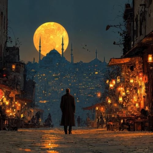 Вечер тихо хмурый