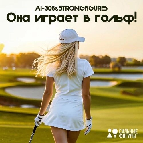 Она играет в гольф