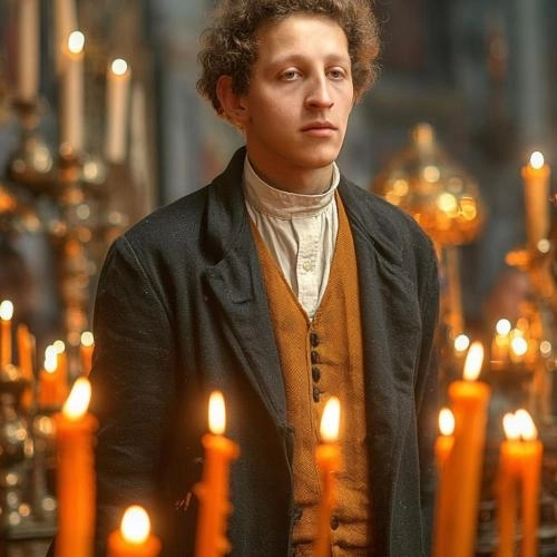 Девушка пела в церковном хоре